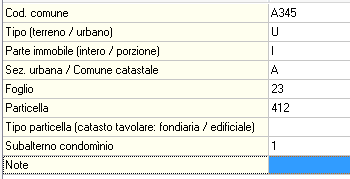 Come inserire i dati catastali - Danea Voice