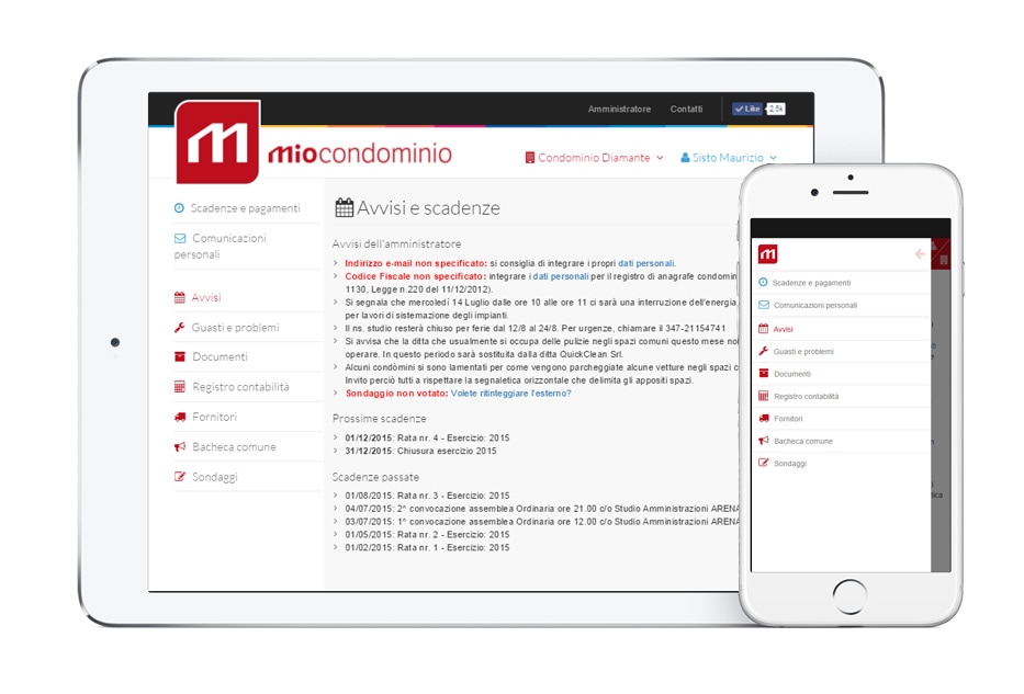 MioCondominio mobile