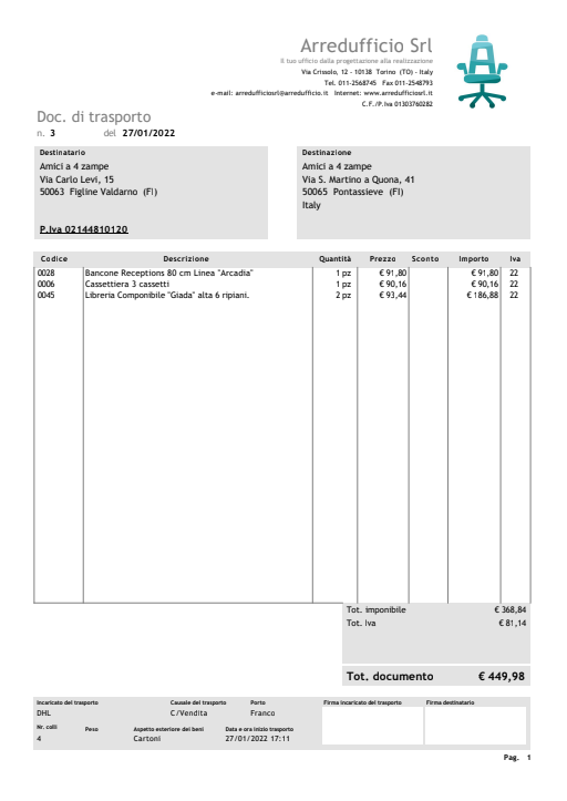 Documento di trasporto o DDT: come si compila e a cosa serve