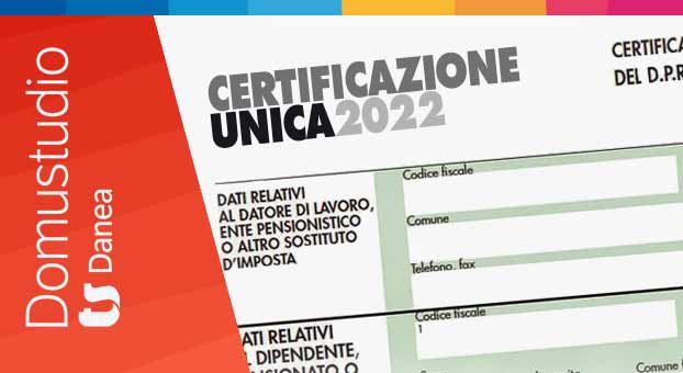 CU 2022 con Domustudio – la Guida alla Certificazione Unica