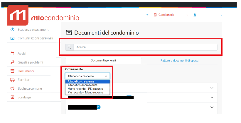 Mio Condominio - documenti