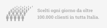 100 mila clienti in Italia
