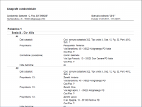 Stampa anagrafe condominiale